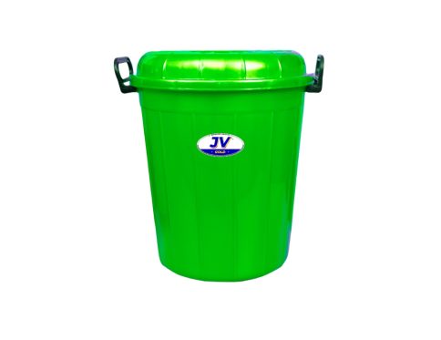 Plastic Storage Bucket Drum with Lid Green
