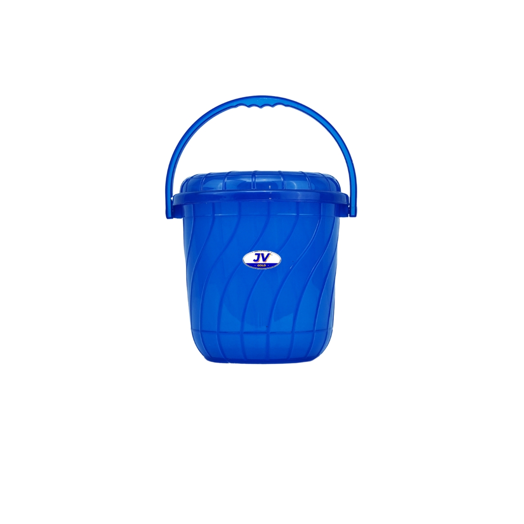 Bucket With Lid Blue