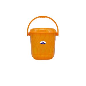 Bucket With Lid Orange