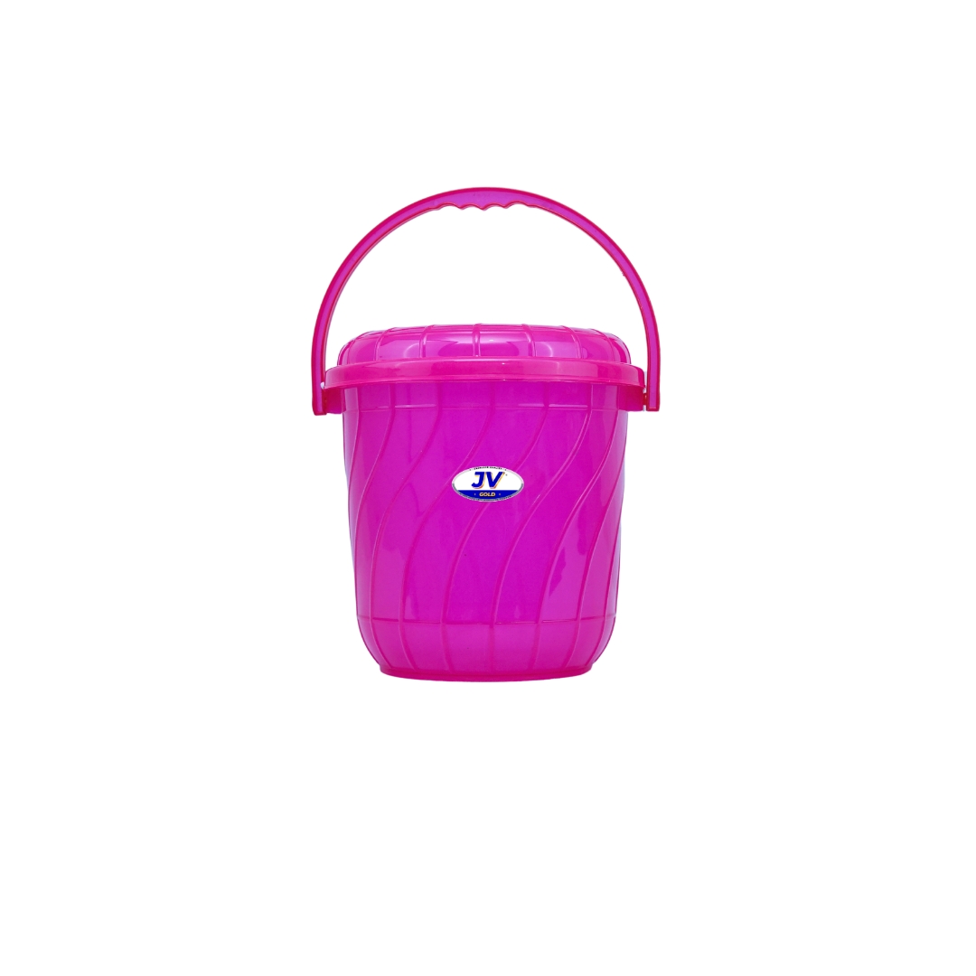 Bucket With Lid Purple