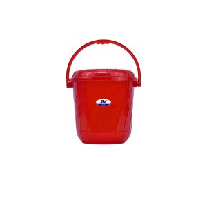 Bucket With Lid Red