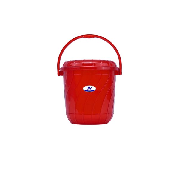 Bucket With Lid Red