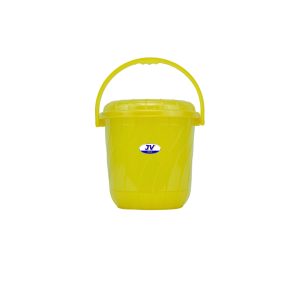 Bucket With Lid Yellow