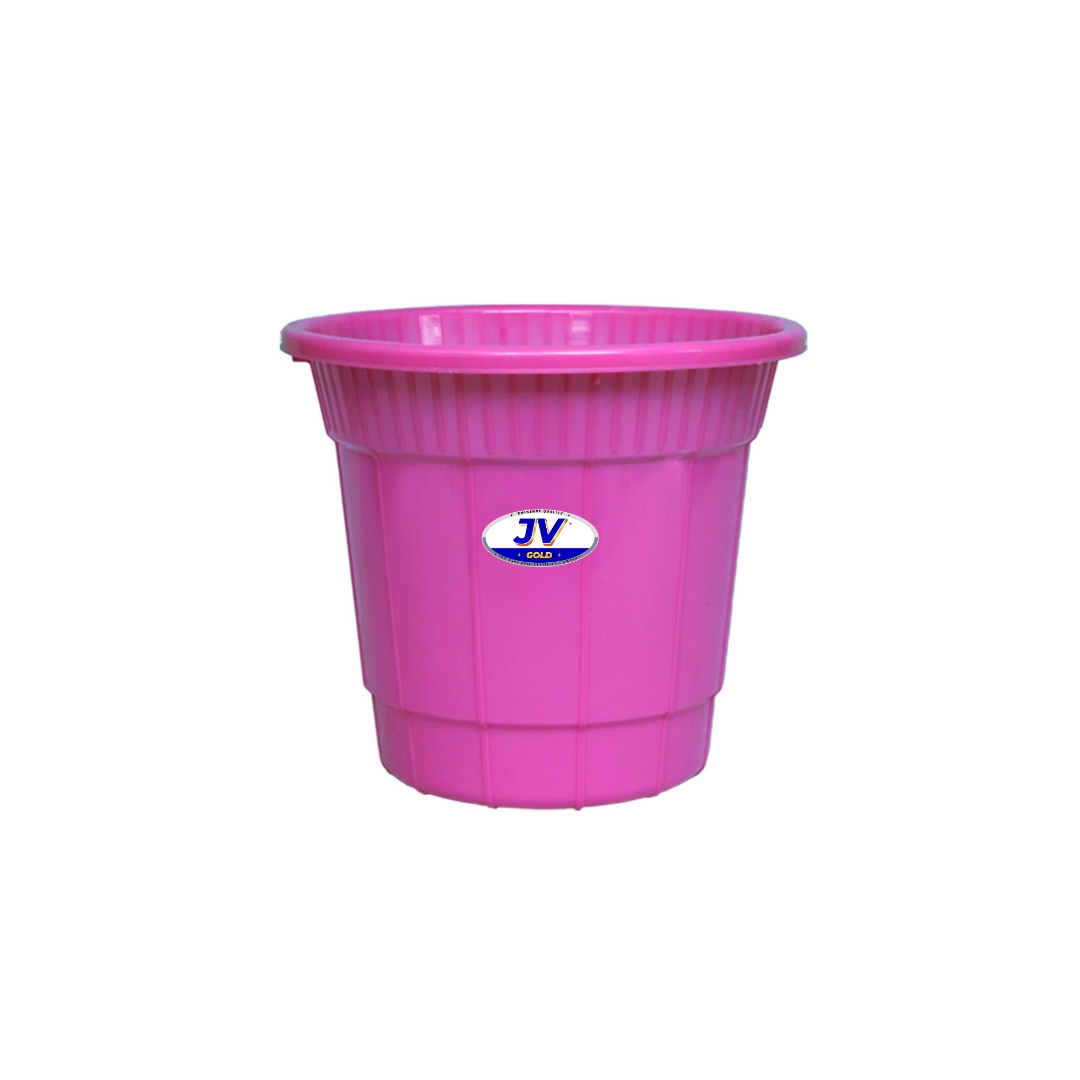 Open Plastic Dustbin Without Lid Purple