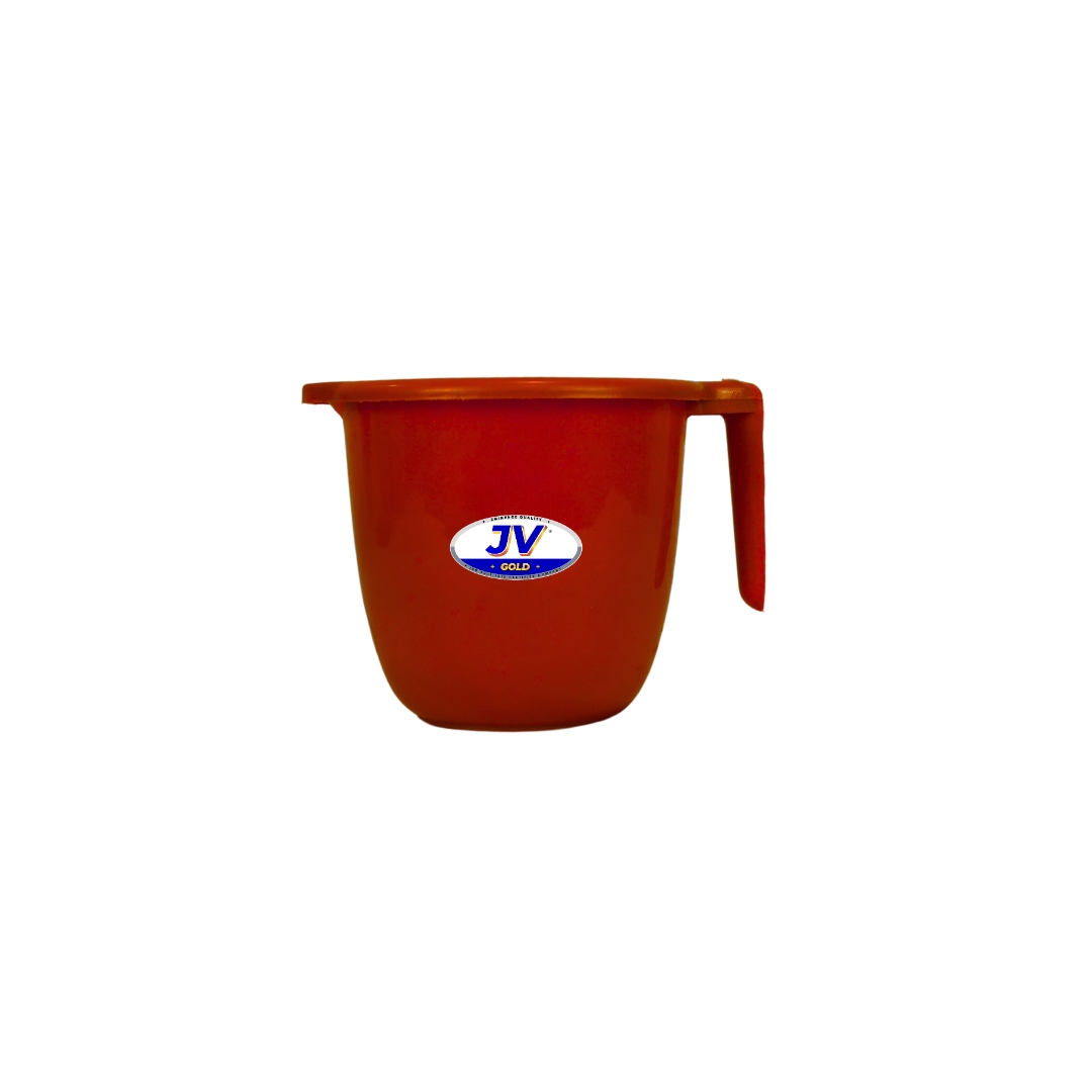 Plastic Bathroom Mug Red