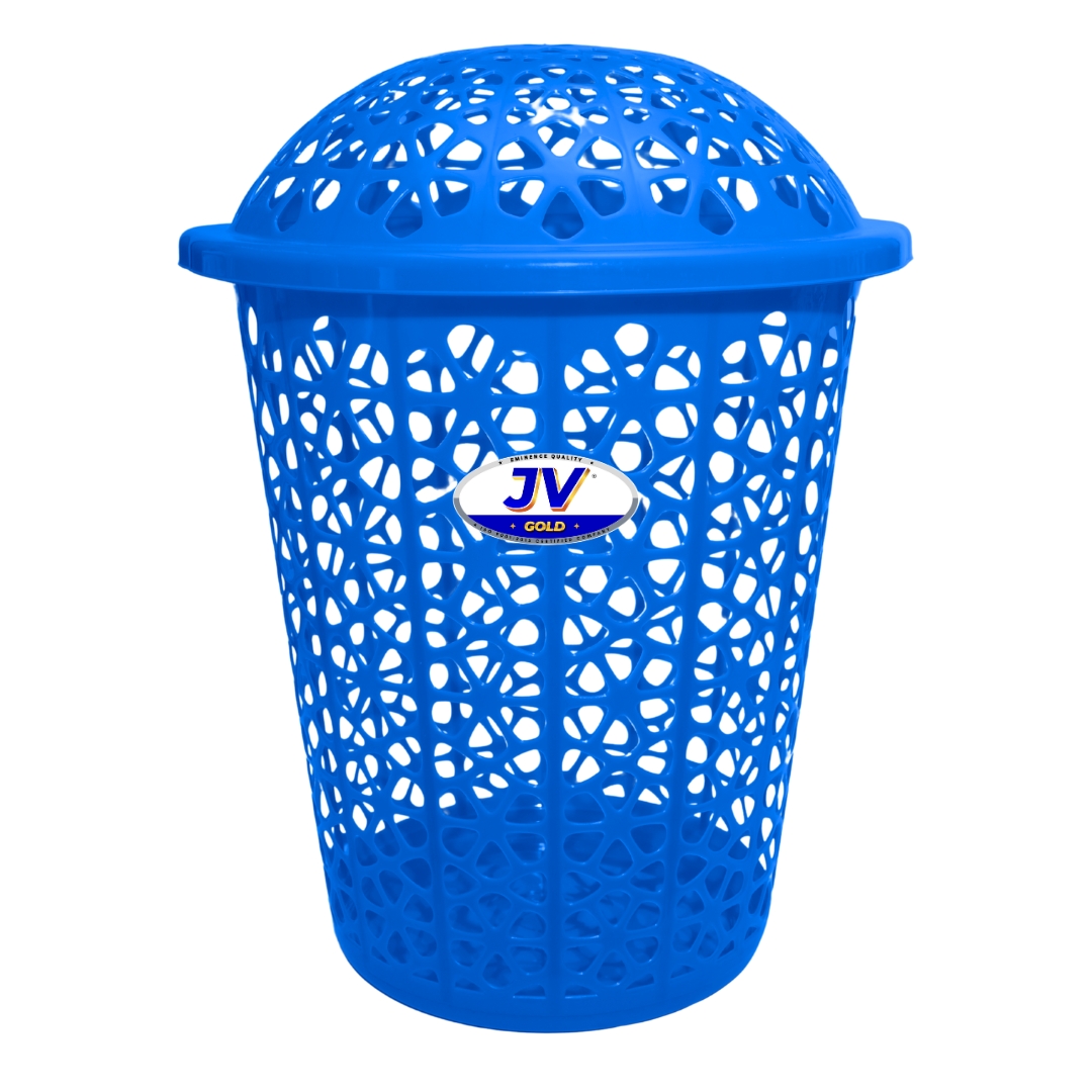 Plastic Laundry Basket With Lid Blue Plastic Laundry Basket With Lid Blue